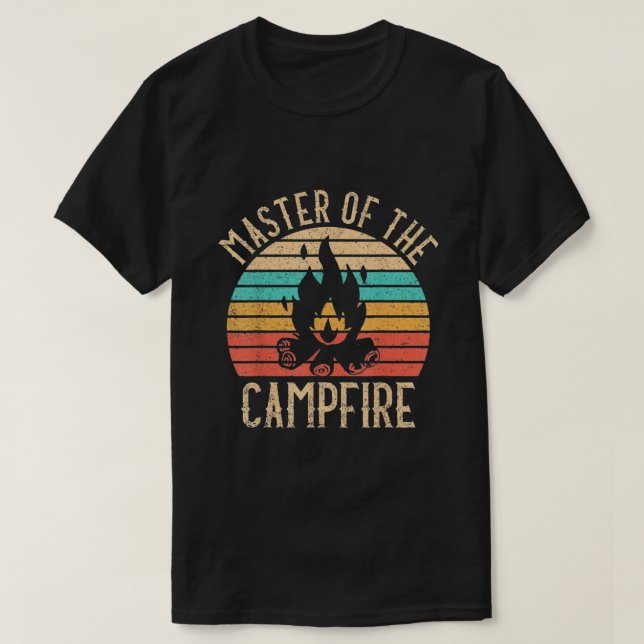 Master Of The Campfire T-Shirt (Design Front)