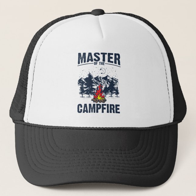 Master Of The Campfire Trucker Hat (Front)