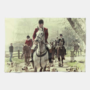 MASTER OF THE HUNT TEATOWEL TEA TOWEL