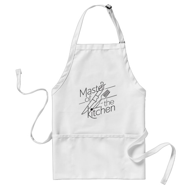 master of the kitchen Culinary Groove  Standard Apron (Front)