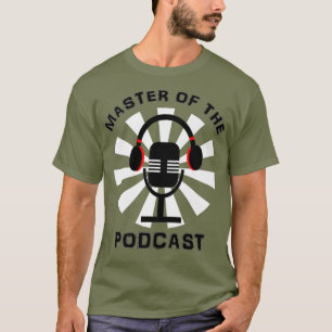 Master Of The Podcast Mic Graphic Premium T-Shirt