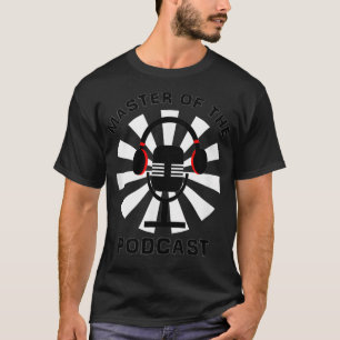 Master Of The Podcast Mic Graphic T-Shirt