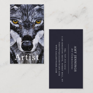 Master of the Wild Painting by Alfred Fox Business Card