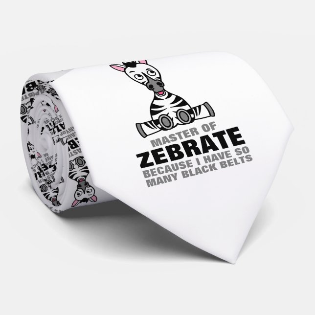 Master of Zebrate, Zebra Tie (Rolled)