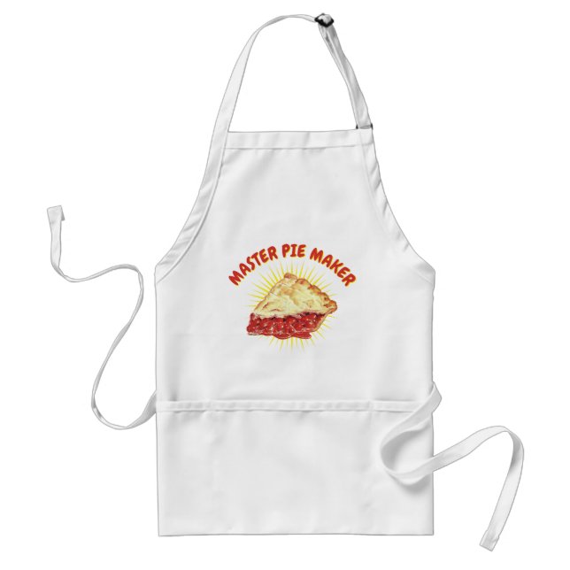 Master Pie Maker Cherry Pie Template Standard Apron (Front)