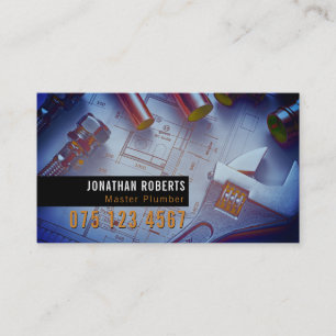 Master plumber   Handy Man Business Card