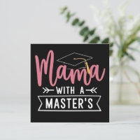 Master’s Degree Mama MBA Masters Degree Graduation