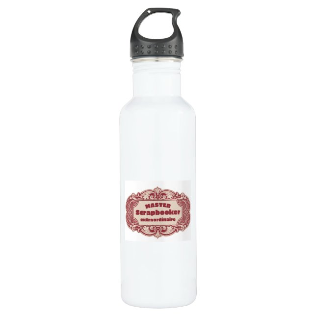 Master Scrapbooker Extraordinaire 710 Ml Water Bottle (Front)