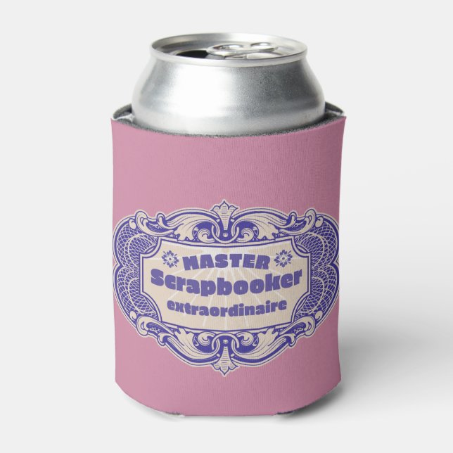 “Master Scrapbooker Extraordinaire” Can Cooler (Can Front)