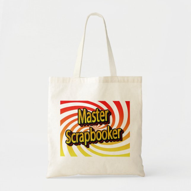 “Master Scrapbooker” Tote Bag (Front)