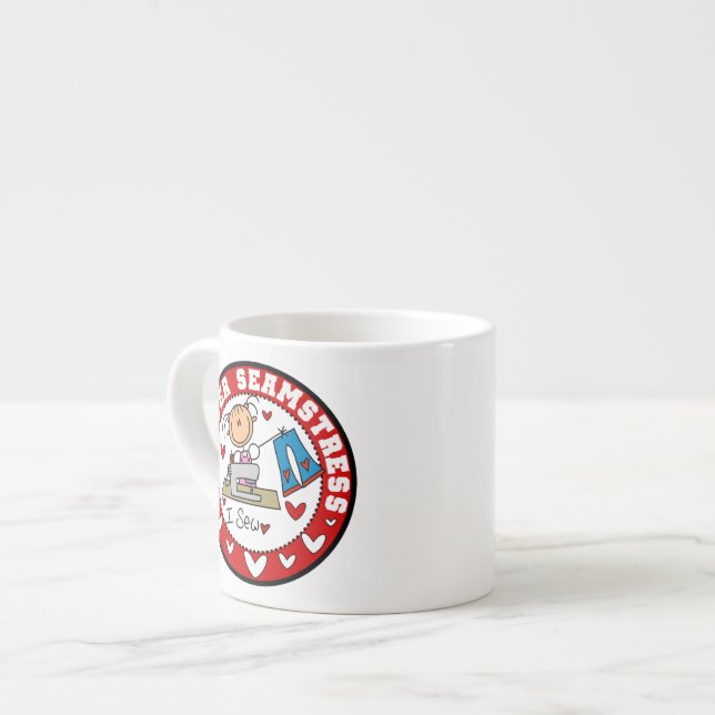 Master Seamstress Espresso Cup (Front Left)