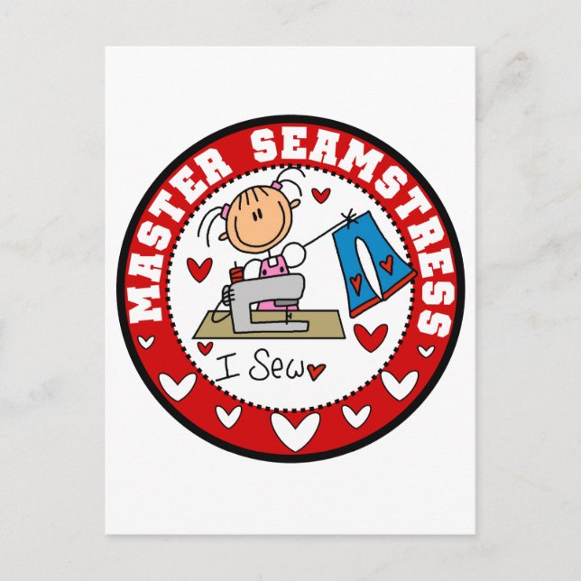 Master Seamstress Postcard (Front)