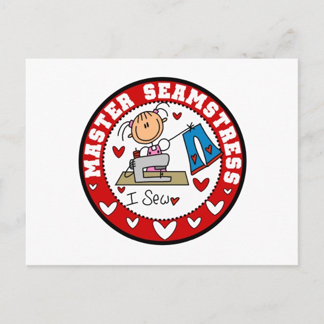Master Seamstress Postcard (Front)