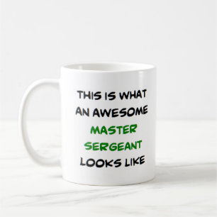 master sergeant, awesome coffee mug