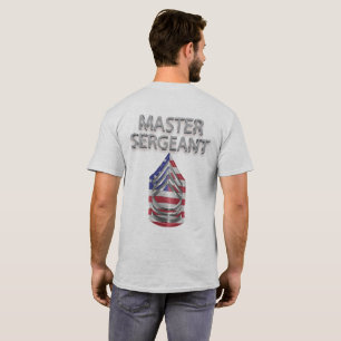 Master Sergeant Custom Rank T-Shirt