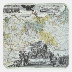 Master Sheet of the Prussian Sovereign Square Sticker