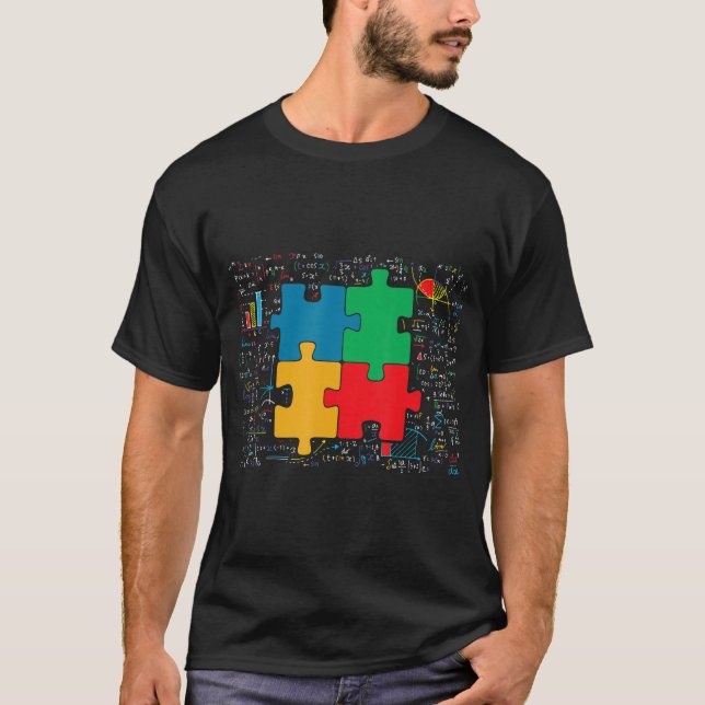 Master Solver Jigsaw Puzzles Math   T-Shirt (Front)