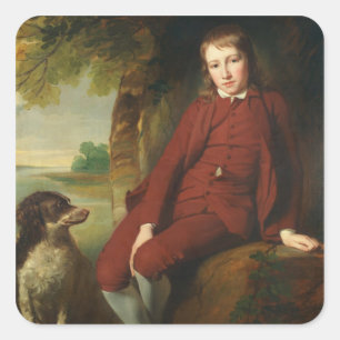 Master Ward (oil on canvas) Square Sticker