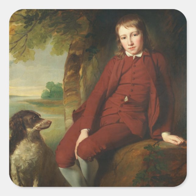 Master Ward (oil on canvas) Square Sticker (Front)