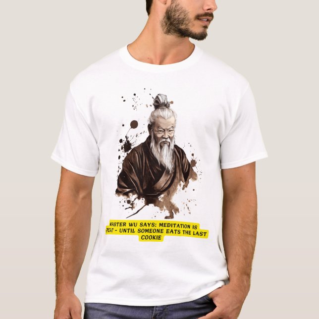 Master Wu T-Shirt | Chinese ink drawing (Front)