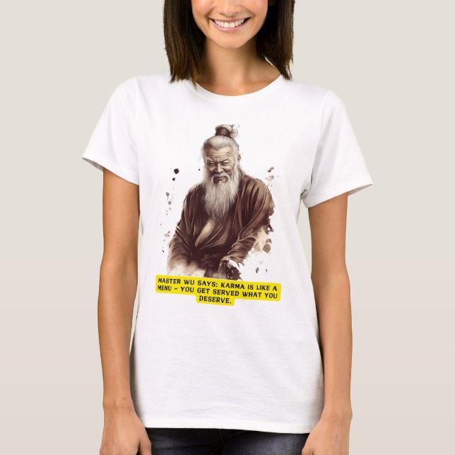 Master Wu T-Shirt | Chinese wisdom (Front)