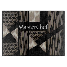 MasterChef Kitchen Cutting Board- Black/Grey/White