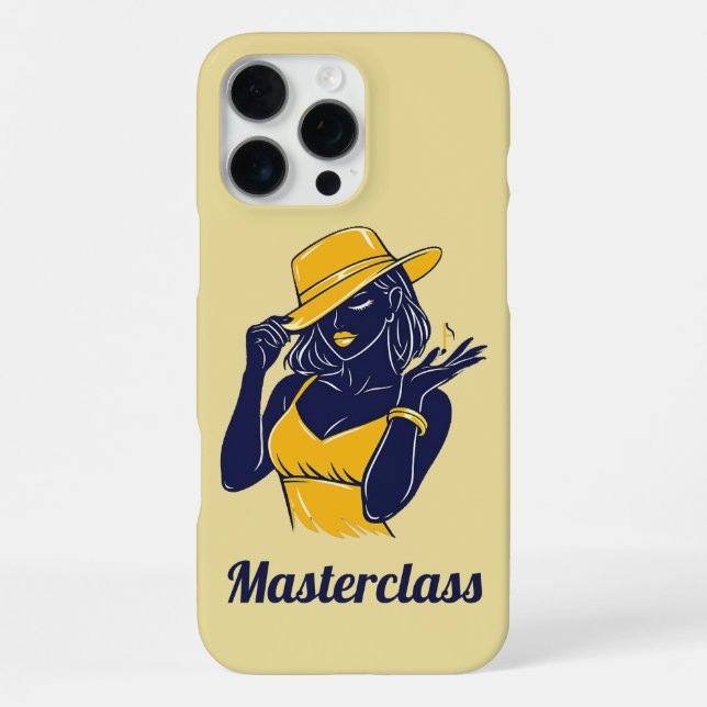 Masterclass Fashion iPhone 16 Pro Max Case (Back)