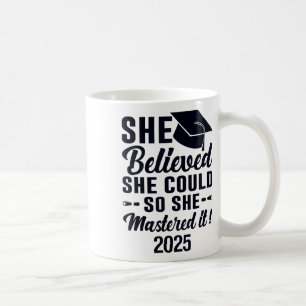 Mastered It 2025 Masters Degree Graduation Graduat Coffee Mug