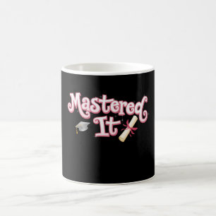 Mastered It Graduation Master's Degree Graduate Coffee Mug