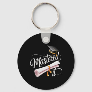 Mastered It Master Degree Woman Graduate M Graduat Key Ring
