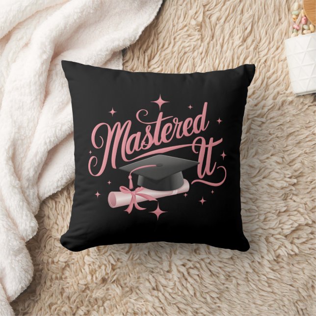 Mastered It Masters Degree Graduate MBA Graduation Cushion (Blanket)