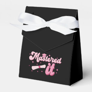 Mastered It Masters Degree Graduate MBA Graduation Favour Box