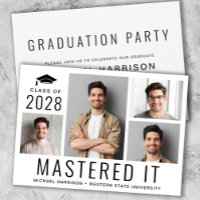 Mastered It Photo Masters Degree Graduation Party