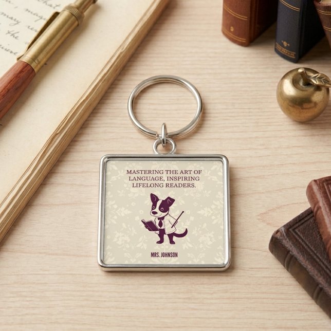 Mastering Art Of Language Inspiring Readers Key Ring (Creator Uploaded)