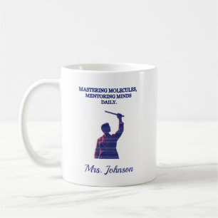 Mastering Molecules Mentoring Minds ScienceTeacher Coffee Mug