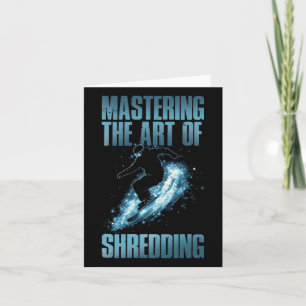 Mastering The Art Of Shredding  Card