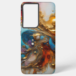 Masterpiece in Oil and Water, Adorned with 24K Gol Samsung Galaxy Case