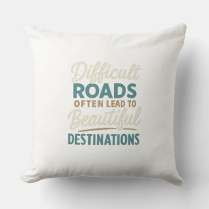Masterpiece in Progress – Motivation Quote Cushion