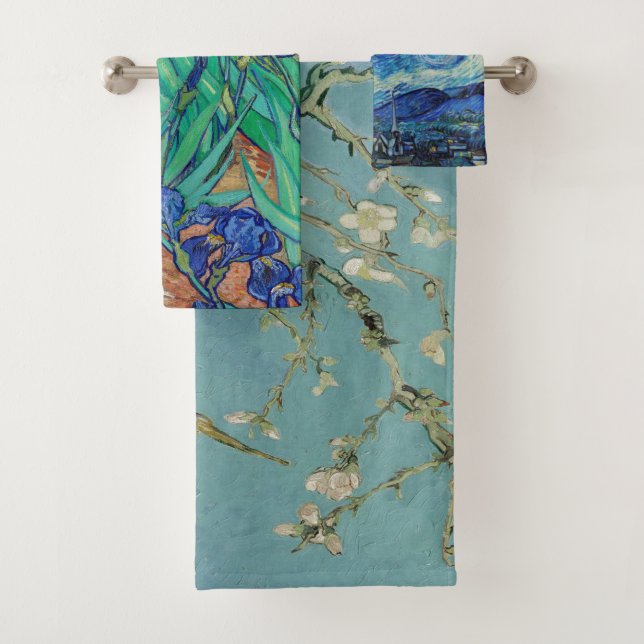 Masterpieces From Vincent Van Gogh  Bath Towel Set (Insitu)