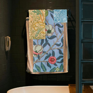 Masterpieces From William Morris Bath Towel Set