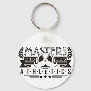 masters athletics discus key ring