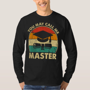 Masters Degree Designs For Men Women Mba Education T-Shirt