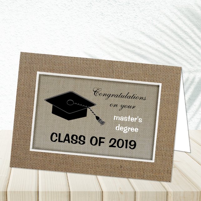 Masters Degree Graduation Card (Creator Uploaded)