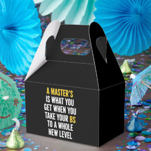 Masters Degree Graduation Funny Humour Quotes  Favour Box