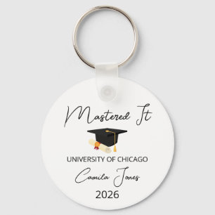 Masters Degree Graduation Gift for Her, Masters De Key Ring