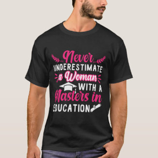 Masters Degree In Education Graduation T-Shirt