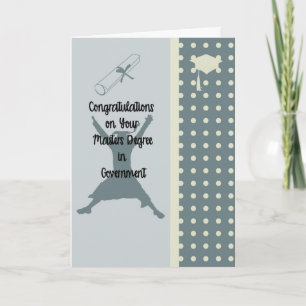 Masters Degree in Government Card