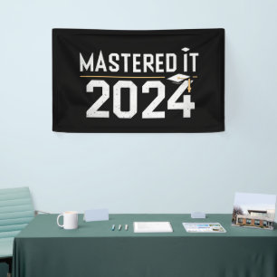 Master's Degree Mastered It 2024 Masters Degree  Banner