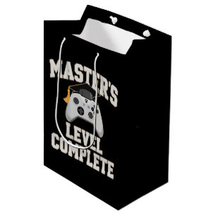 Master's Gamer Graduate Class of 2026 Graduation Medium Gift Bag