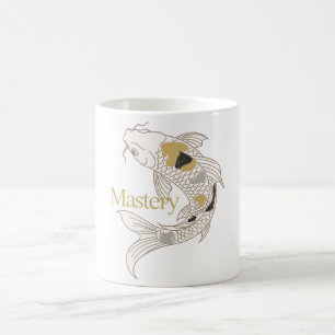 Mastery Japanese Koi Symbol for Daily Discipline Coffee Mug